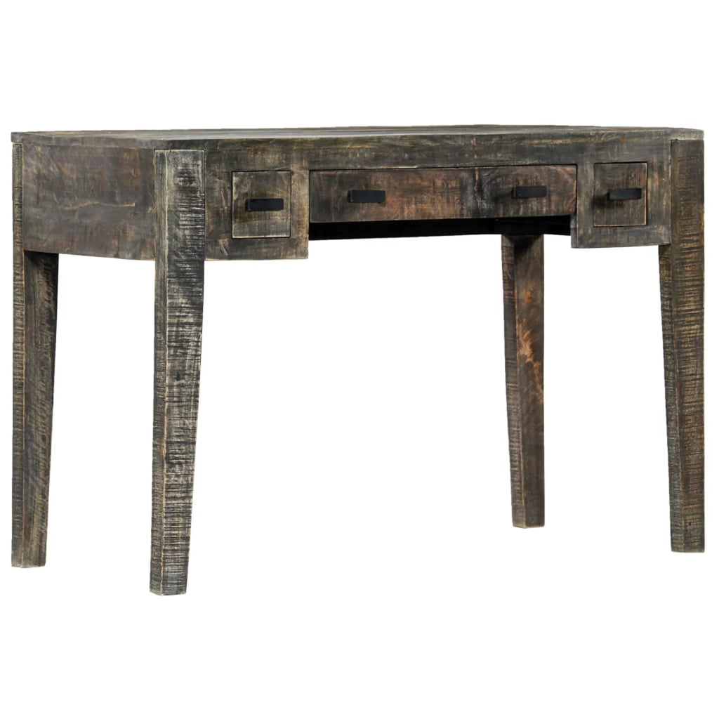 Black Computer Desk with 3 Drawers D289545
