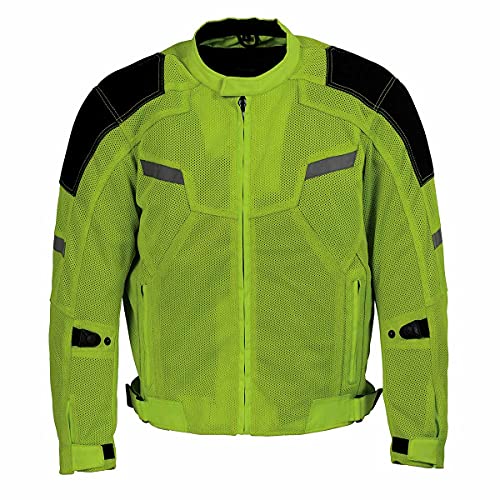 Black CE Armored Textile Motorcycle Jacket S9923