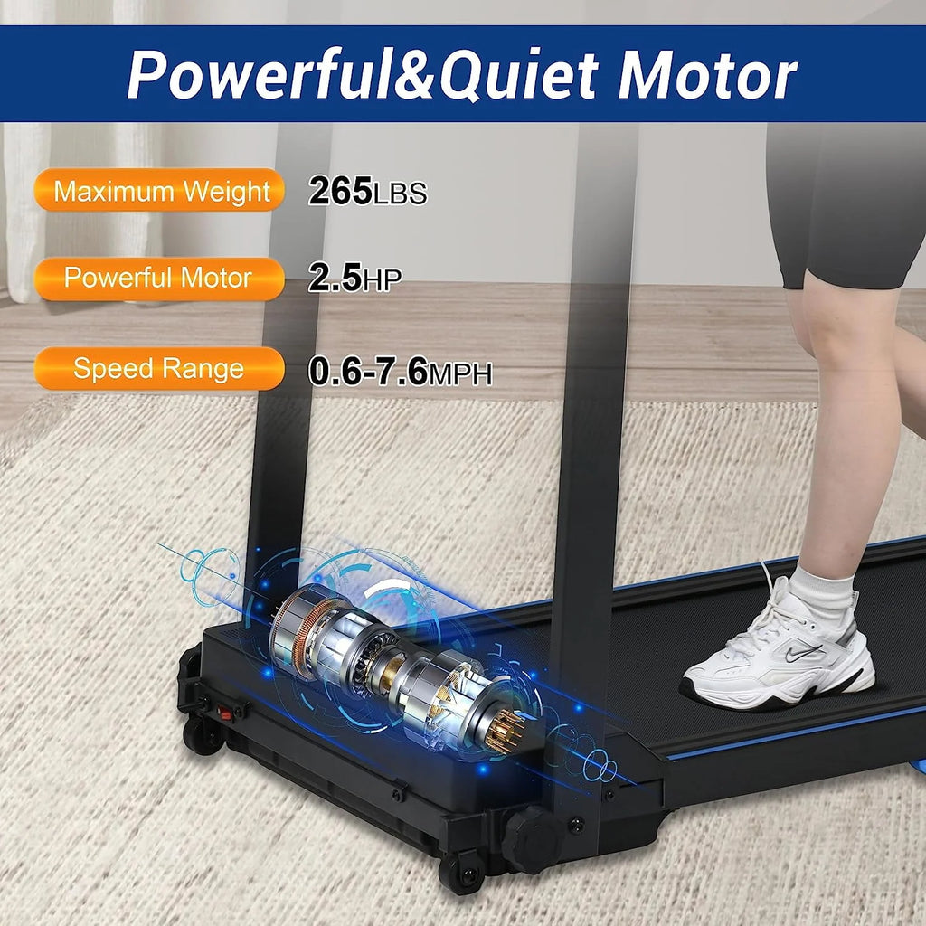 2 HP Folding Incline Exercise Treadmill I600640