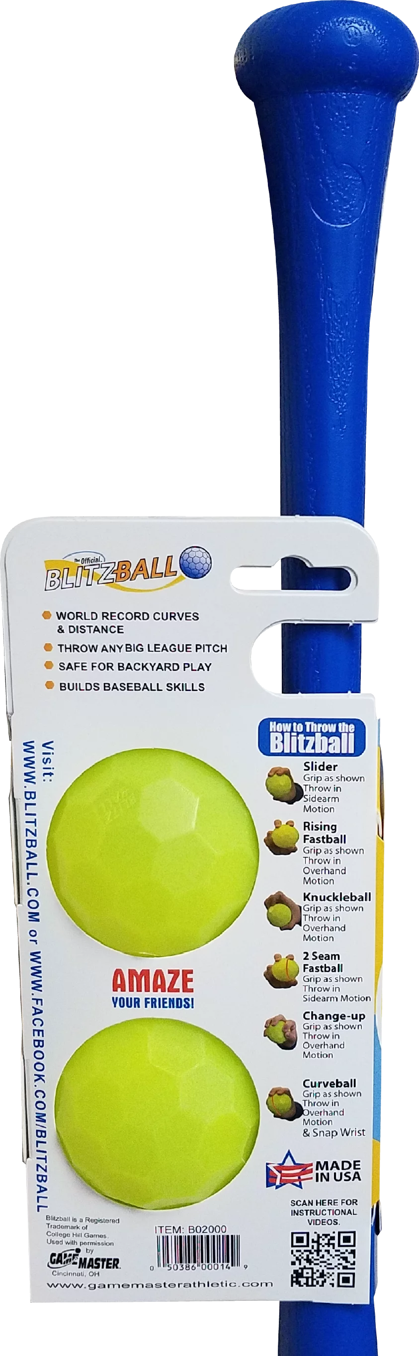 Plastic Bat and Two Ball Combo H77486