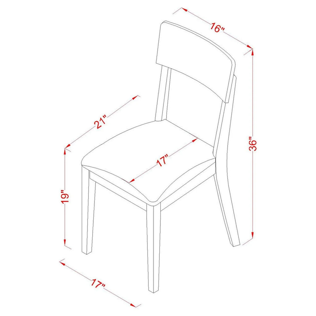 9 Pc Kitchen Table And Chair Set Linen White Q950029