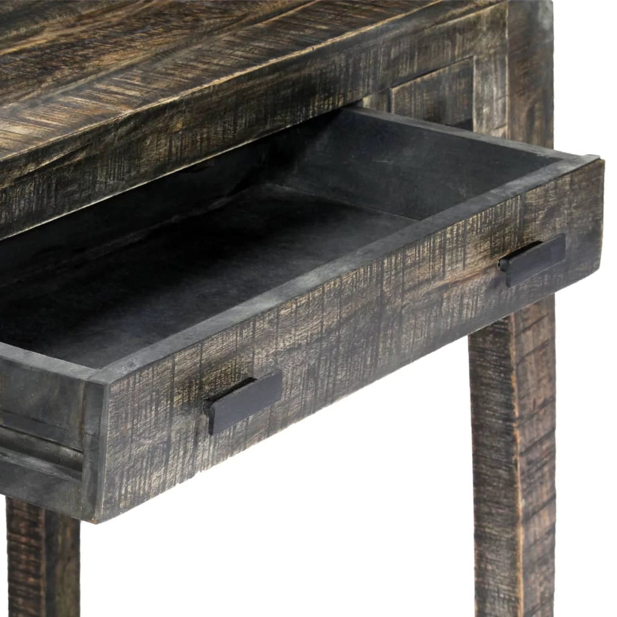 Black Computer Desk with 3 Drawers D289545