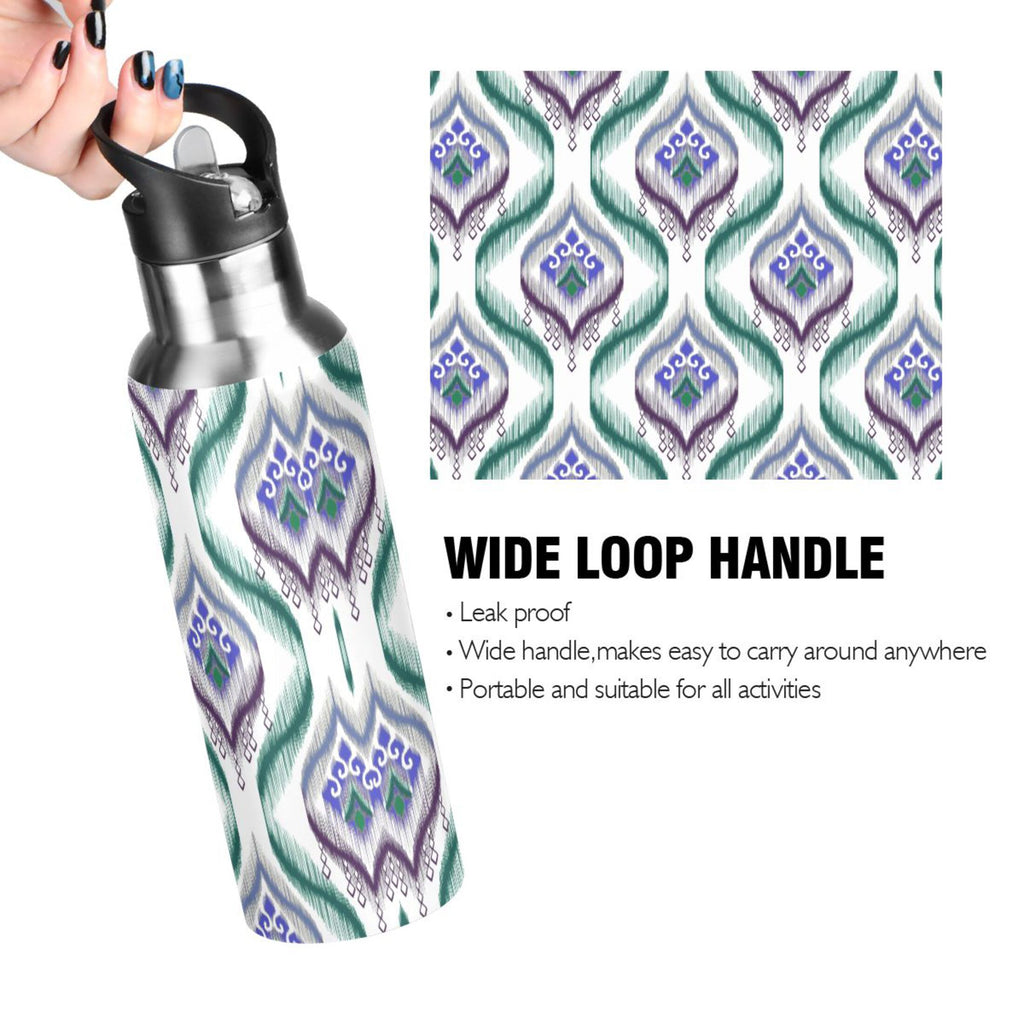 20 oz Stainless Steel Insulated Water Bottle with Straw Lid O28953