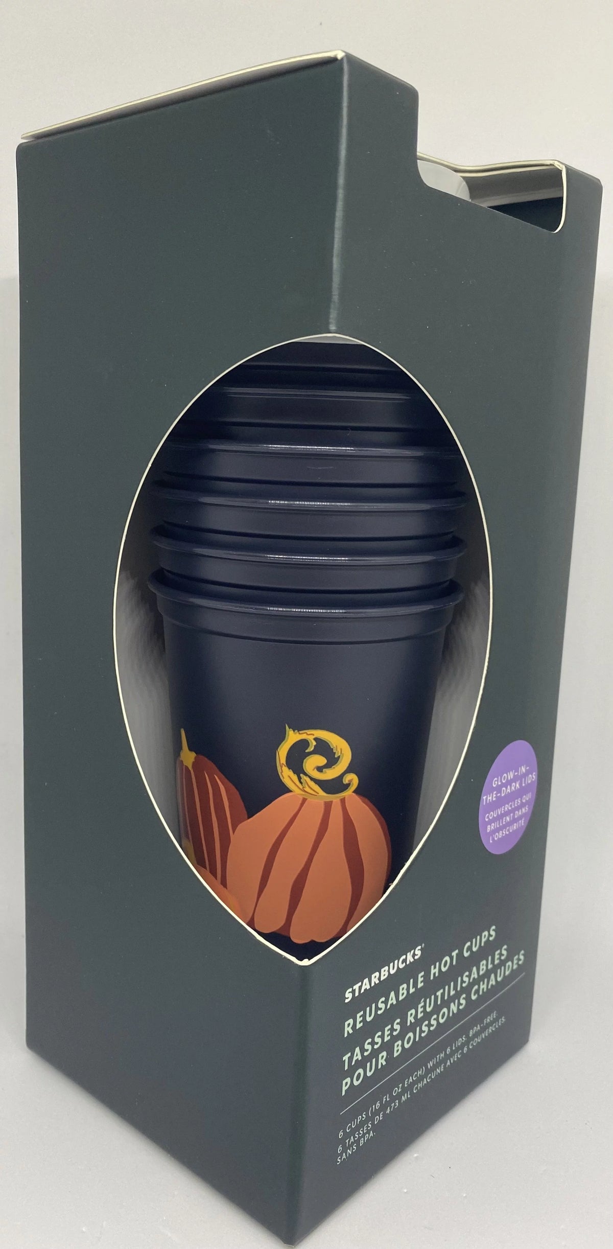 Glow in the Dark Reusable Cups Set of 6 P905152