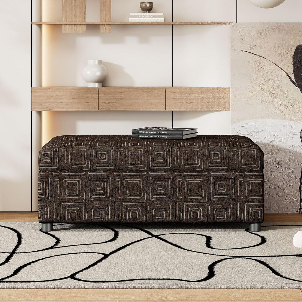 Full Size Folding Ottoman Bed with Mattress Y3711