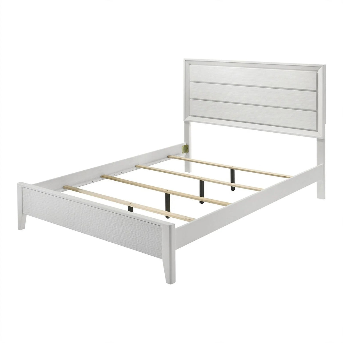 5pc Wood White Bedroom Set Cal King T36175