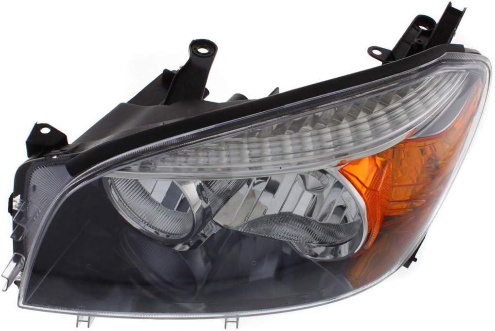 For Toyota RAV4 Headlight 2006 2007 2008 Driver and Passenger Side Pair Clear Lens Black Interior Sport Model E284
