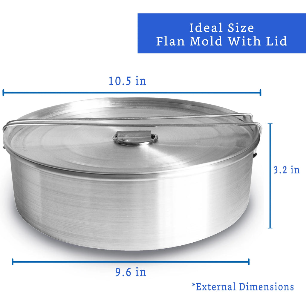 Oversized XL Flan Mold with Lid Flan Maker W705778