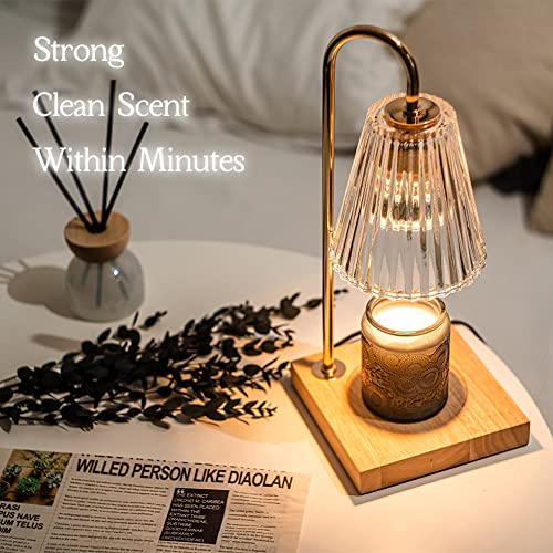 Dimmable Electric Candle Warmer Lamp with 2 Bulbs Q945887