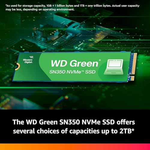 500GB WD Green SN350 NVMe Internal SSD Solid State Drive Z9551