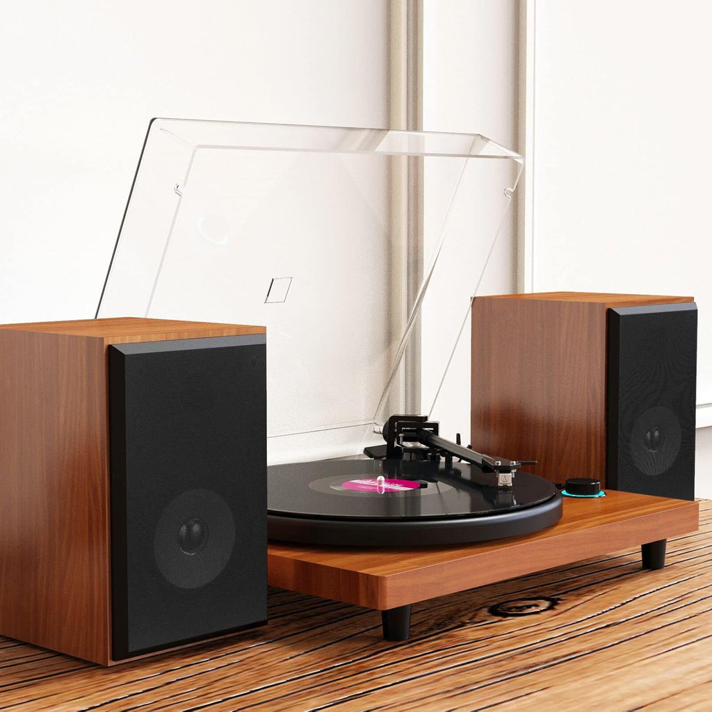 Bluetooth Record Player with Speakers E339
