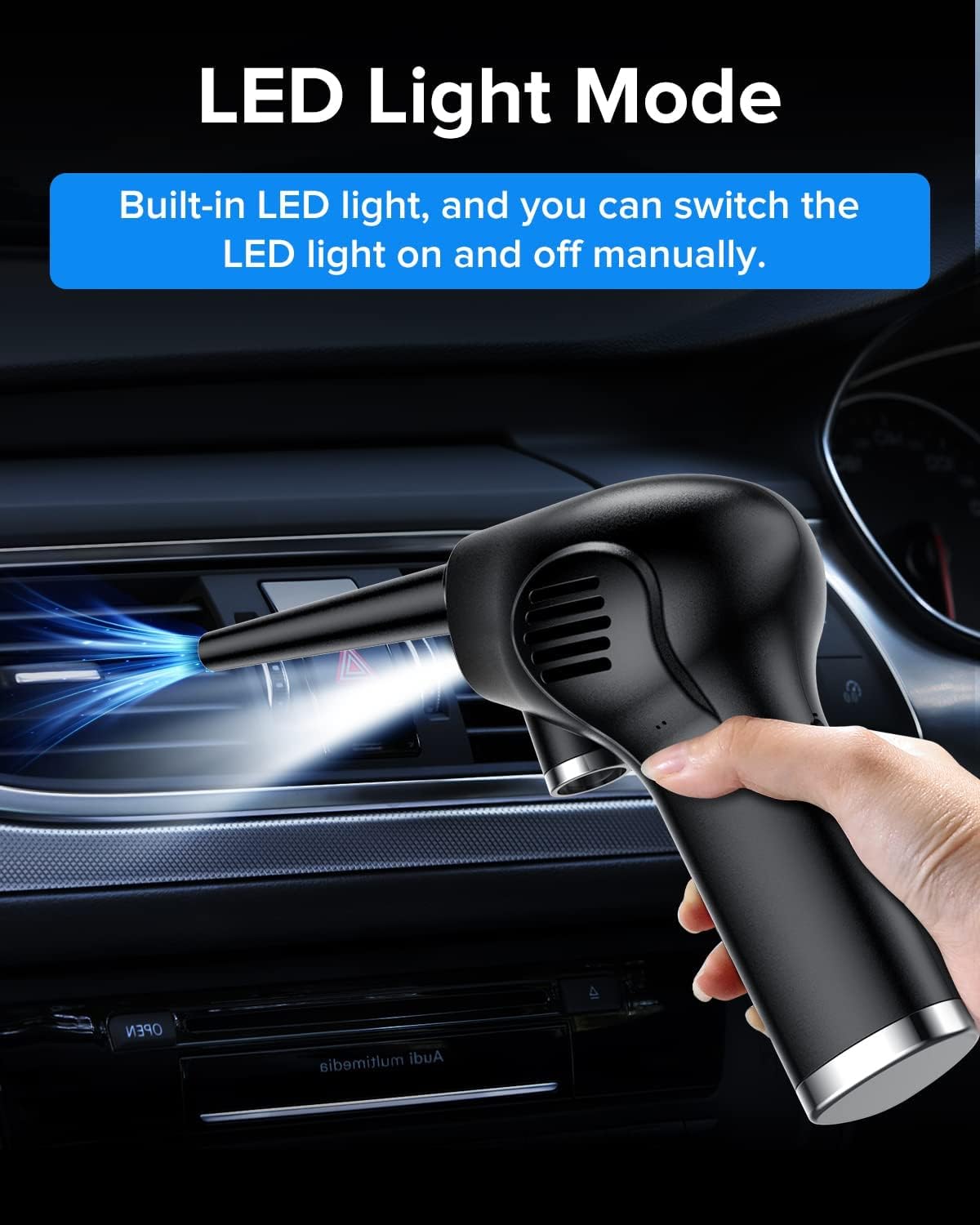 Cordless Electric Air Duster with Rechargeable Battery Q6299