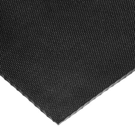 Textured Neoprene Rubber Roll, 72x22L x 36x22W x 3/32x22 Thick, 40A, Black U42348