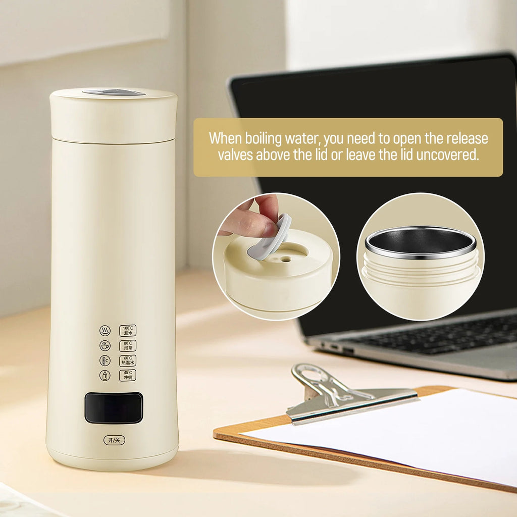 Portable White Electric Kettle L362602
