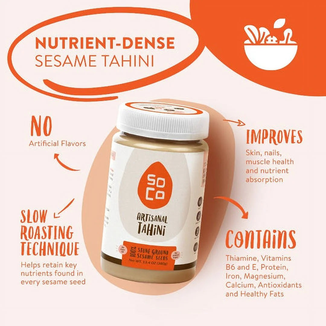 Tahini Jar & Squeeze Packs Gluten-Free Sugar-Free R29407