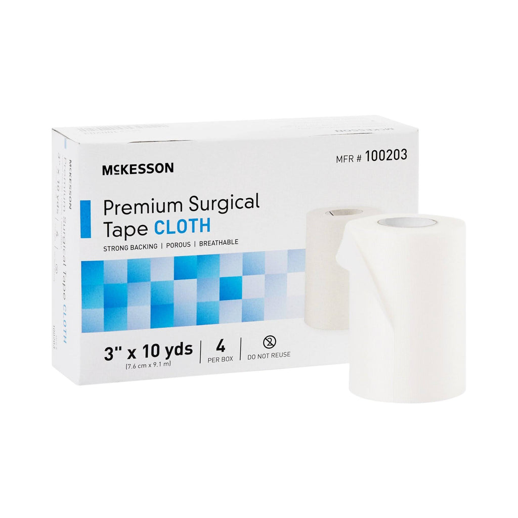 Cloth Medical Tape, 3 inch x 10 Yard, White F89450