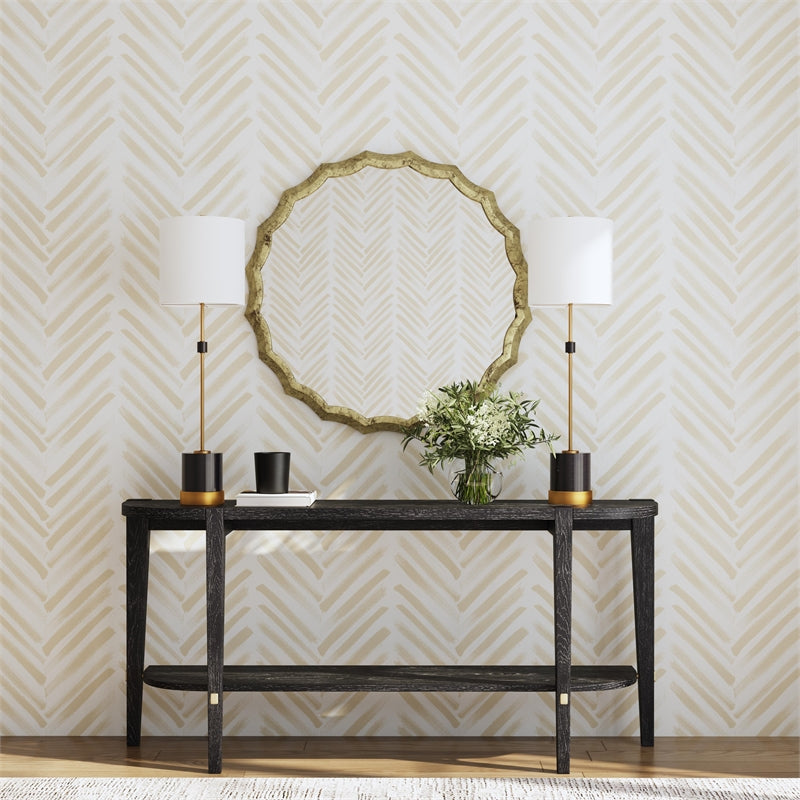 Black Wood Console Table M812