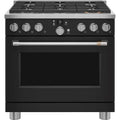 36 in. 6 Burner Dual Fuel Range with Convection in Matte Black I51771
