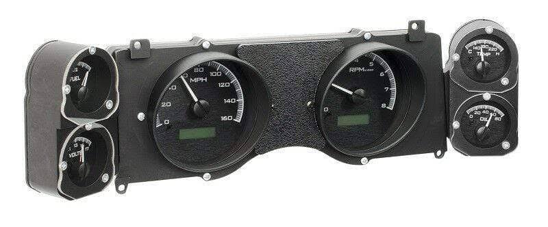 Black White Analog Gauge System U366
