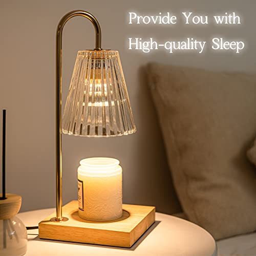 Dimmable Electric Candle Warmer Lamp with 2 Bulbs Q945887
