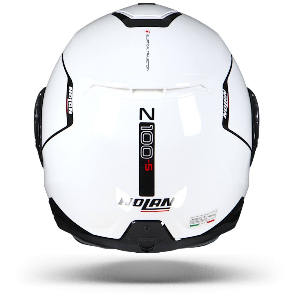 Metal White Motorcycle Helmet D544636