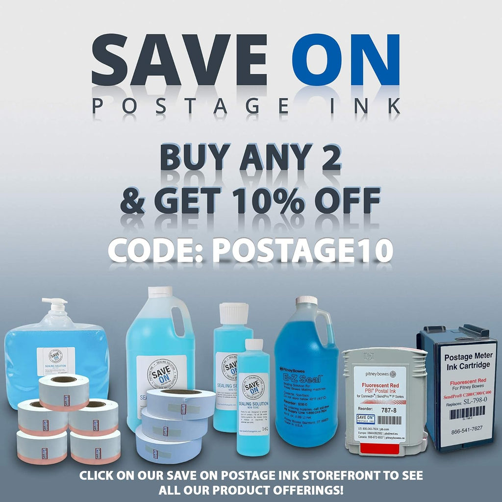 Red Fluorescent Ink Cartridge for Postage Meter P407