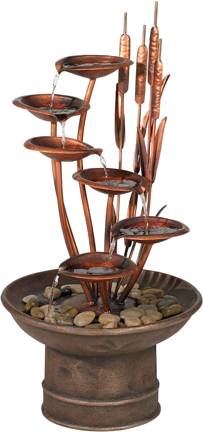 Outdoor Floor Fountain 33 High Cascading M425278