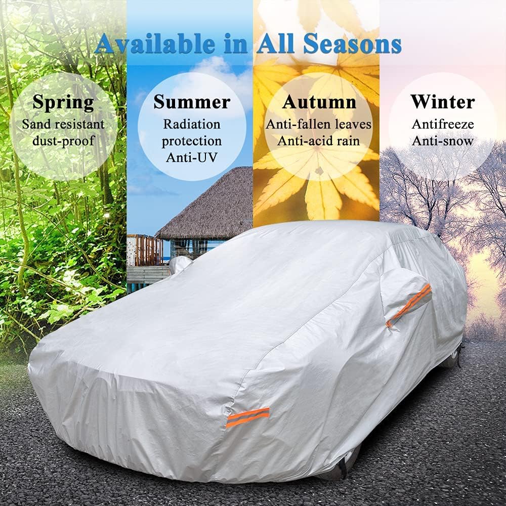 Waterproof All Weather 6 Layer Car Cover Q331982
