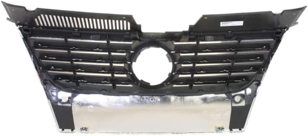 Chrome Shell Black Insert Grille Assembly for Volkswagen Passat 2006-2010 T9399