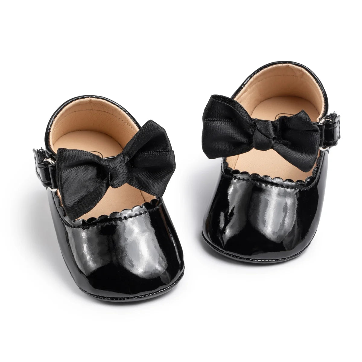 Baby Girls Mary Jane Dress Shoes Bowknot Princess Crib Flats Y7492