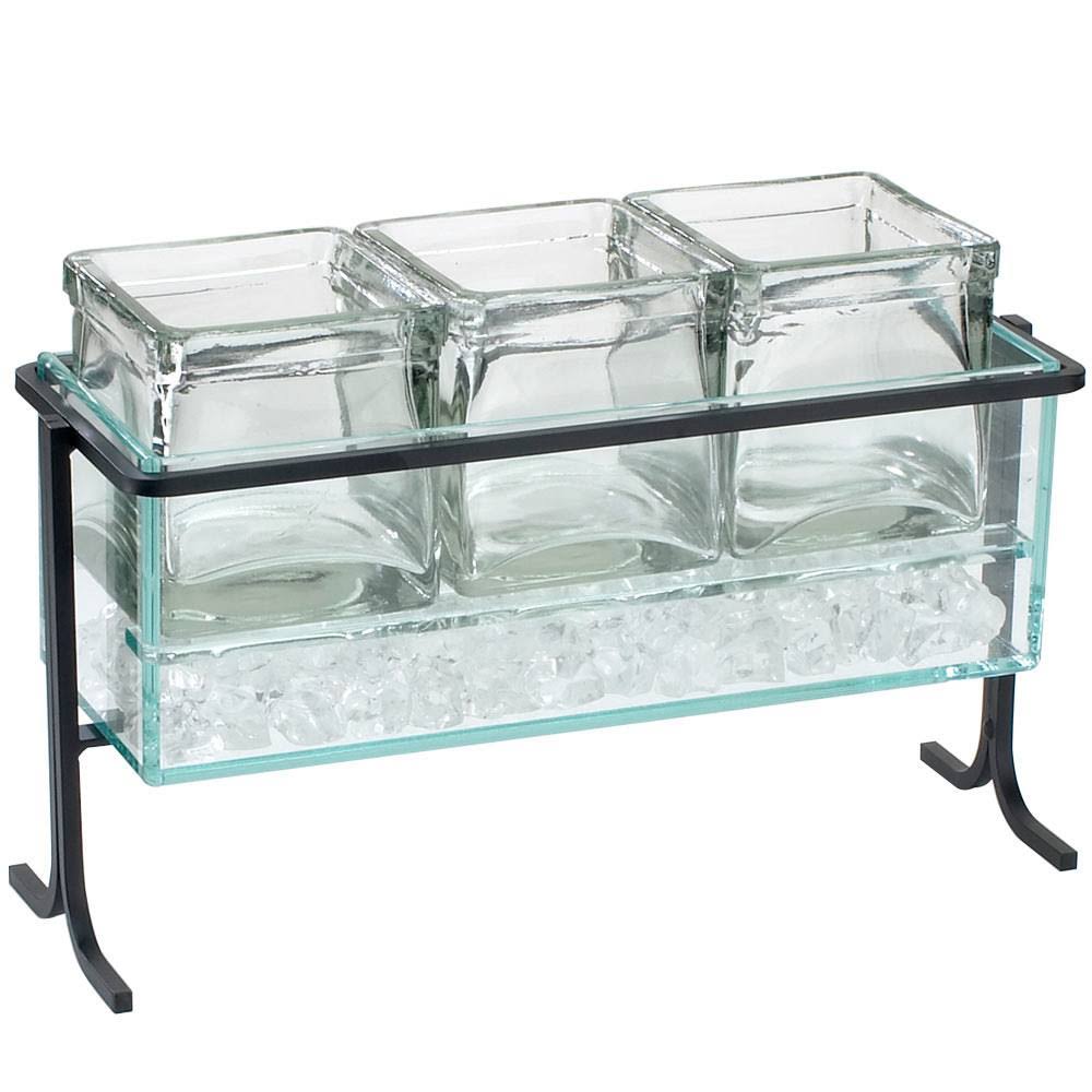 Black Iron Condiment Display S80149