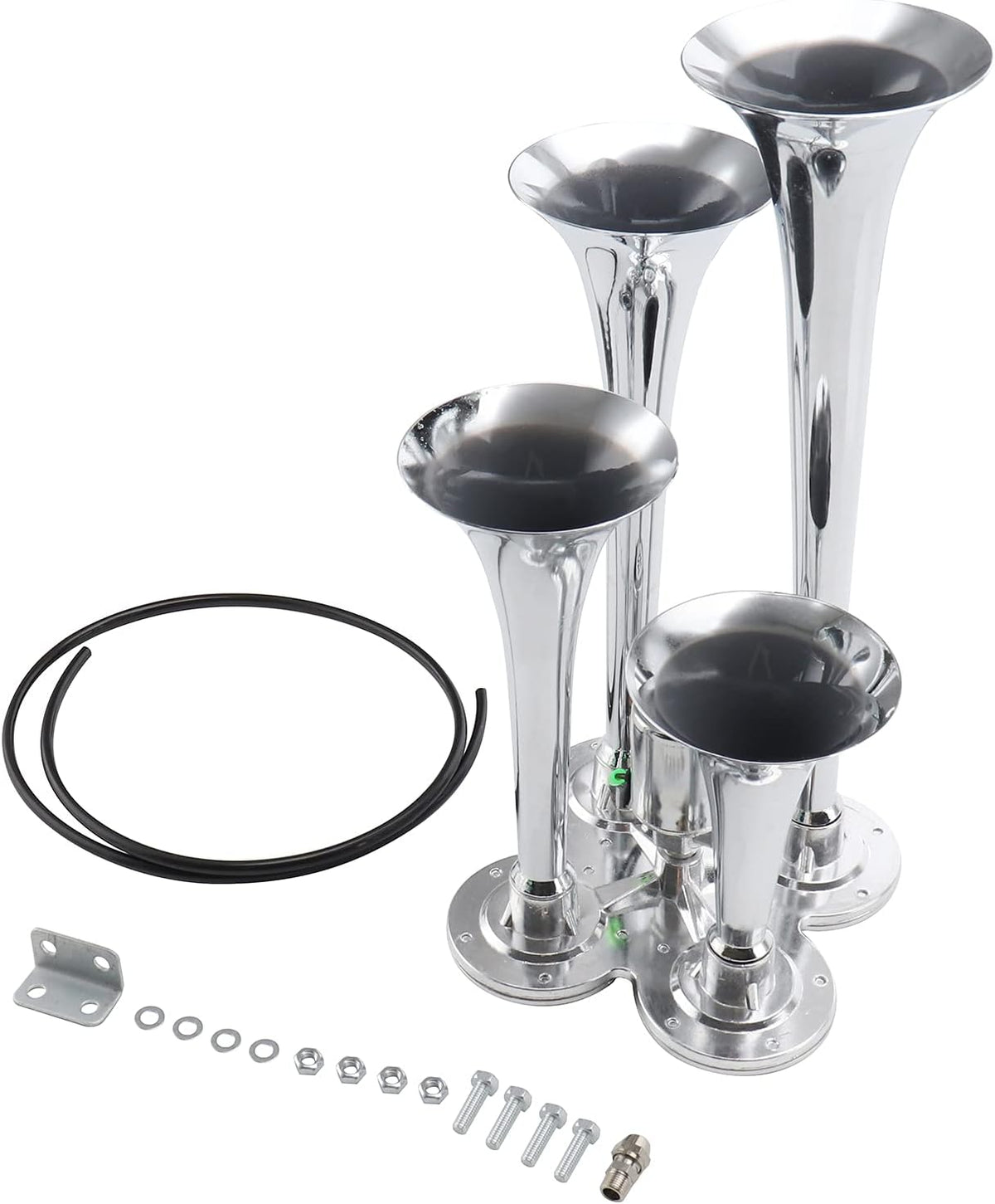 Silver Pack of 2 12V Horn Kit K383746