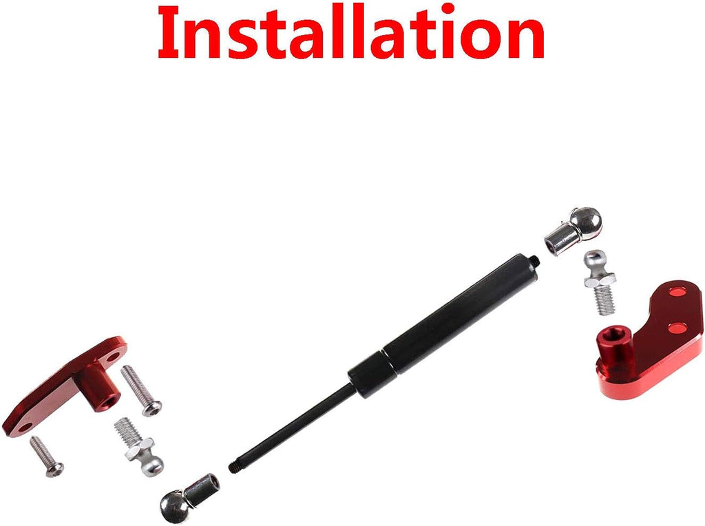 Door Opener Kits Door Shocks Struts Compatible with 2017-2022 Can Am Maverick X3 and X3 Max Front and Rear Doors (Red) Pack of 2 I3253