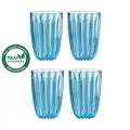 Set of 4 Blue Glasses P173