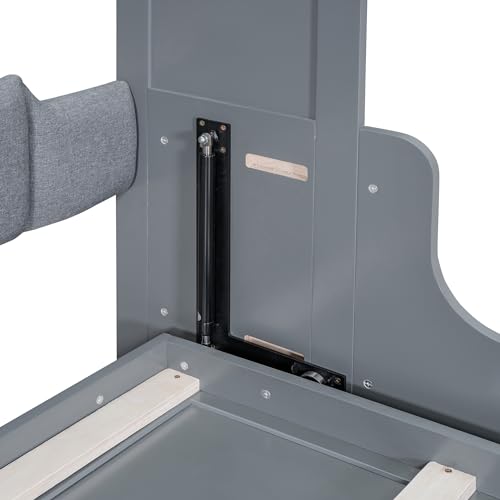 Queen Size Wooden Murphy Bed with Cushion R923