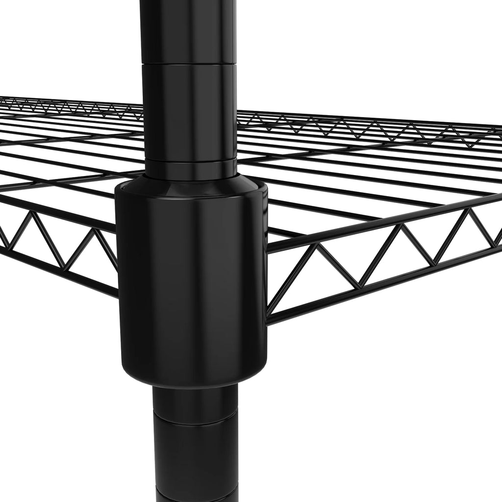 3 Tiers Heavy Duty Rolling Garment Rack with 2 Rods B95363