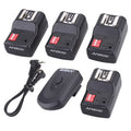 Wireless Remote Flash Trigger Set with 4 Receivers T937