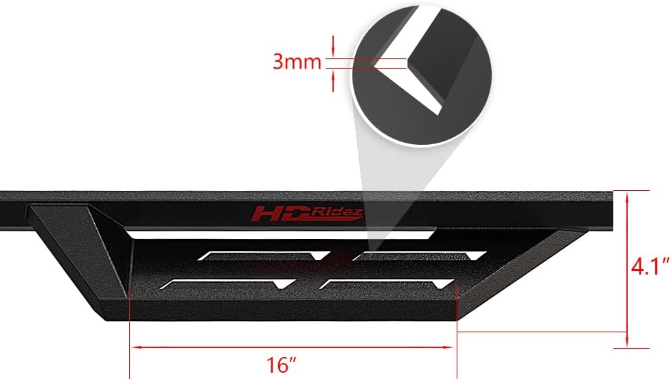 Steel Construction Drop Down Style Running Boards L23707