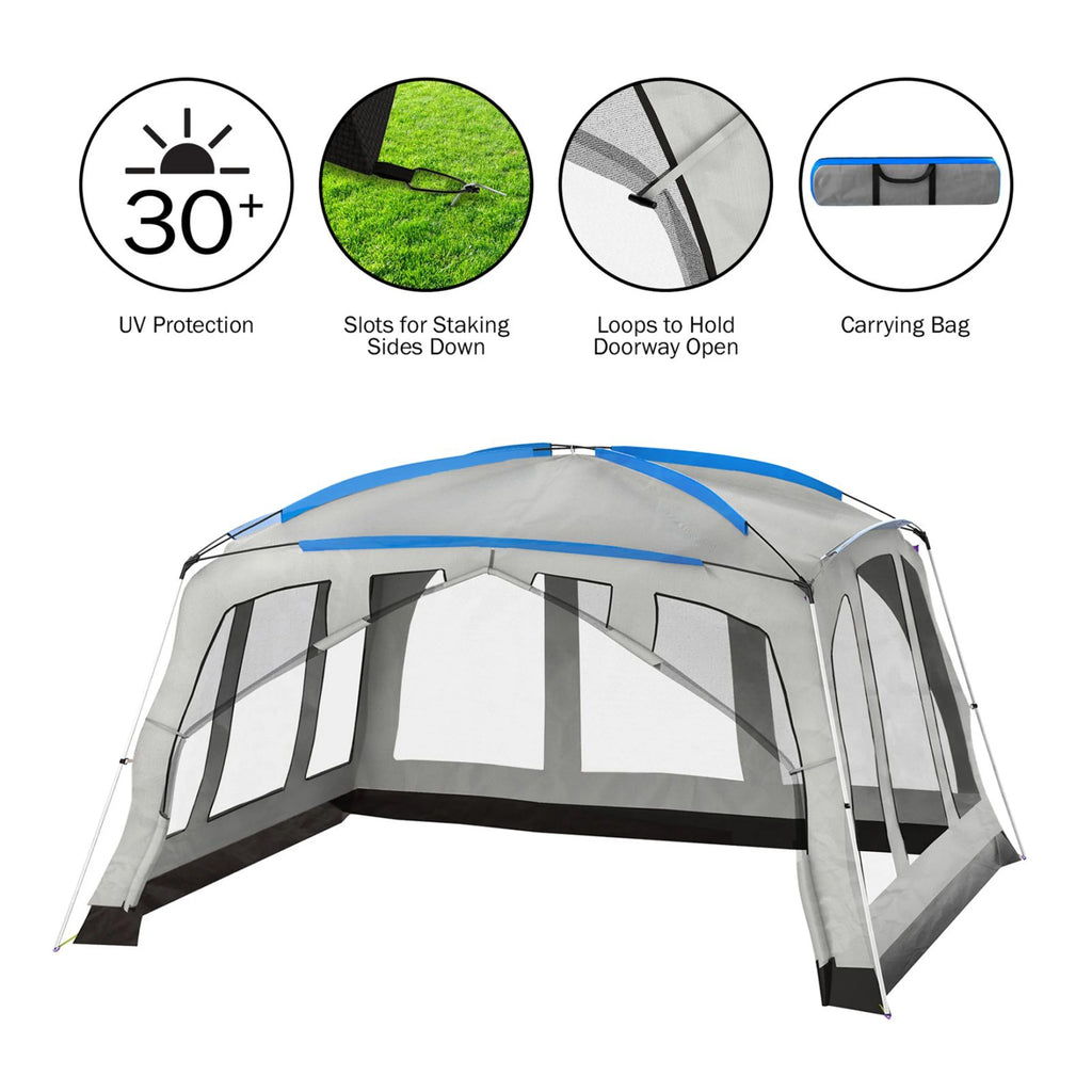 Screened-In Pop-Up Canopy Tent with Mosquito and UV Protection F923
