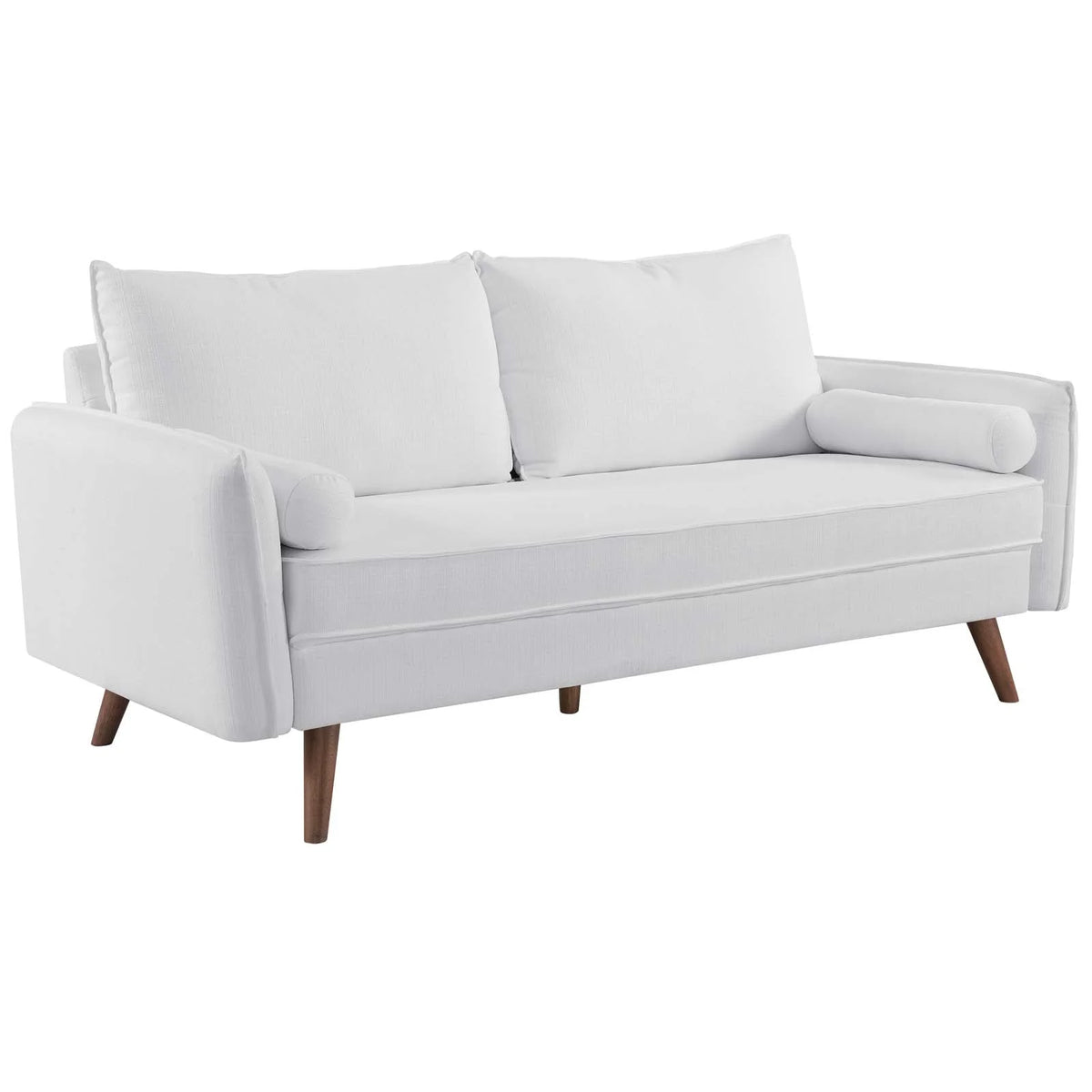 White Fabric Sofa I5094
