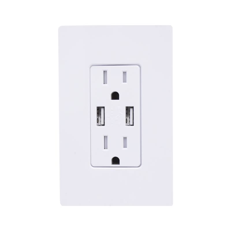 Light Almond USB Receptacle K9099