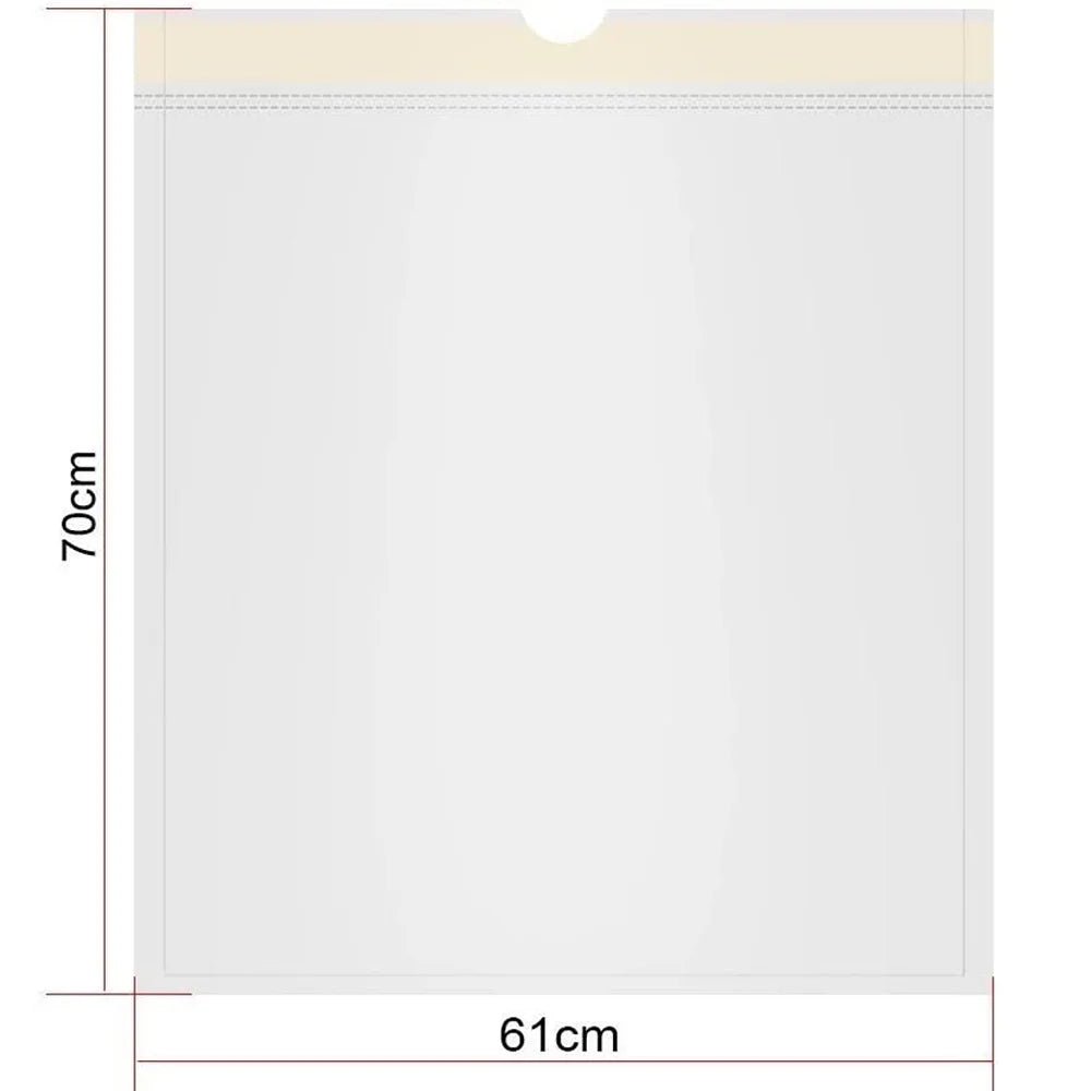13 Gallon White Drawstring Trash Bags, 115 Pcs P763