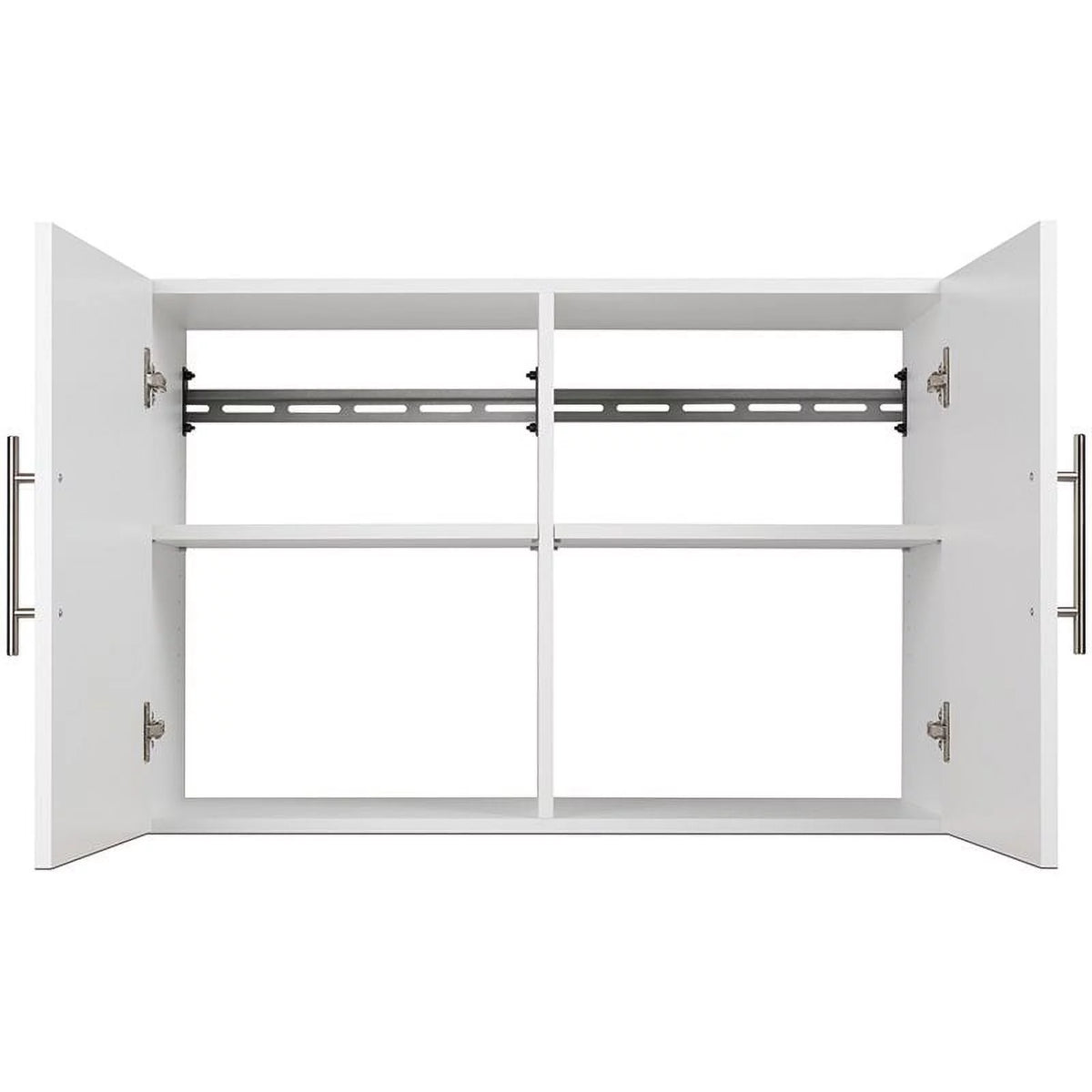 2 Piece 36" Height Wall Mounted Garage Cabinet Set in White A43233