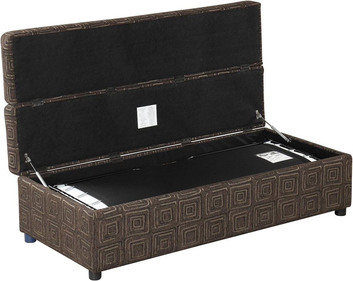 Full Size Folding Ottoman Bed with Mattress Y3711
