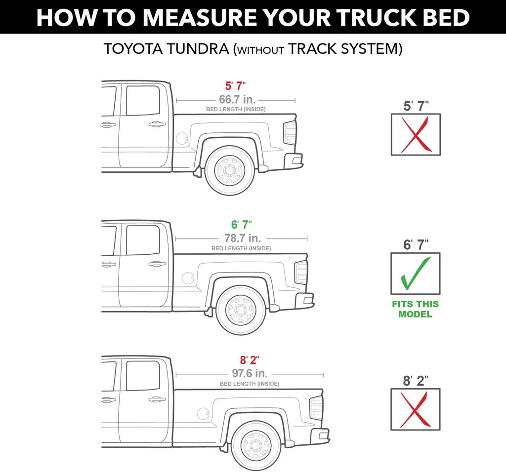 Soft Tri-Fold Truck Bed Tonneau Cover Y548623