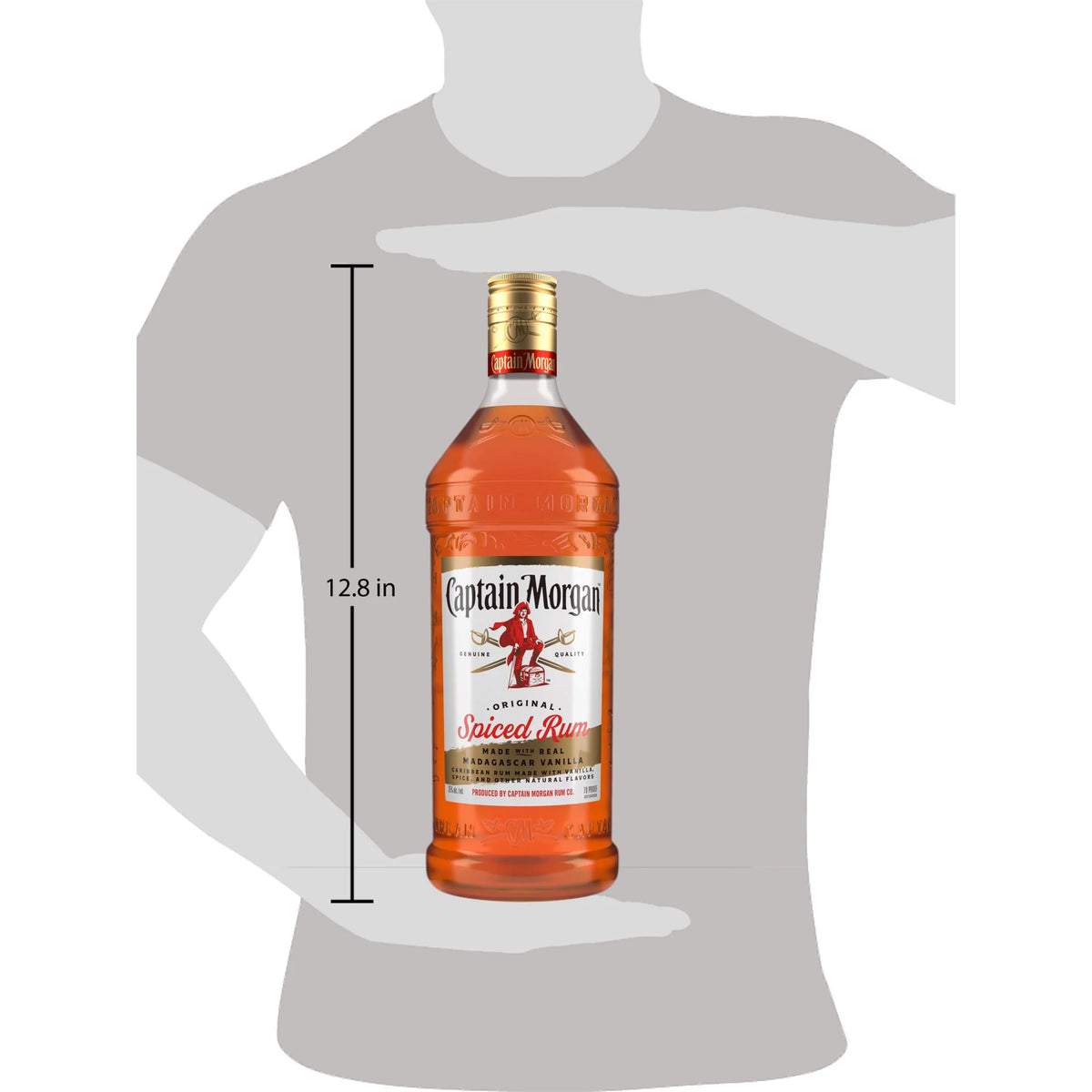 Original Spiced Rum, 750 mL, 35% ABV A212227