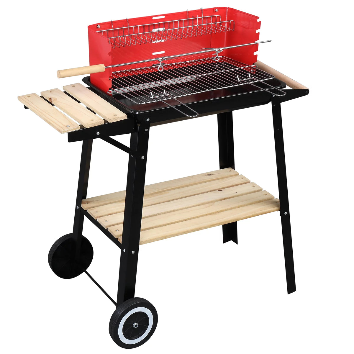 Charcoal Grill with Wheels V942094