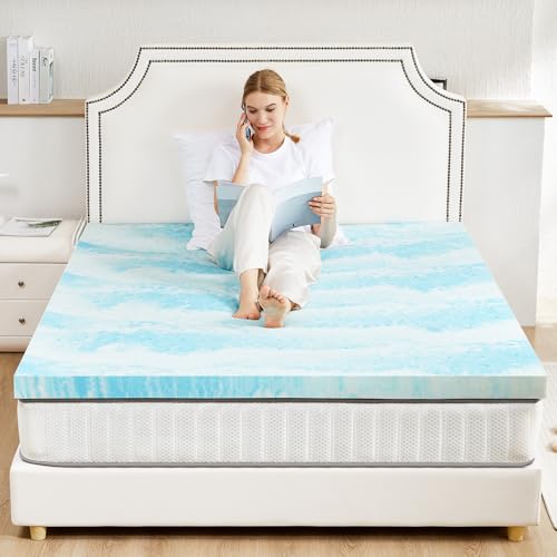 3 Inch Thick Gel Infused Memory Foam Mattress Topper King N46850
