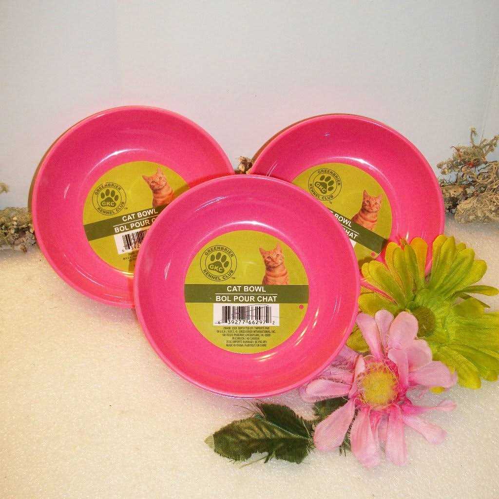 Plastic Non-Slip Cat Bowls Q57525
