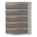 Gray 4-drawer Contemporary Wood Bedroom Chest H225